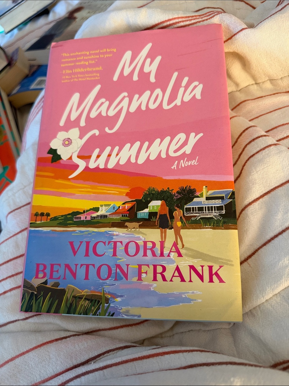 My Magnolia Summer by Victoria Benton Frank — Pink & Multicolor Beach Cover